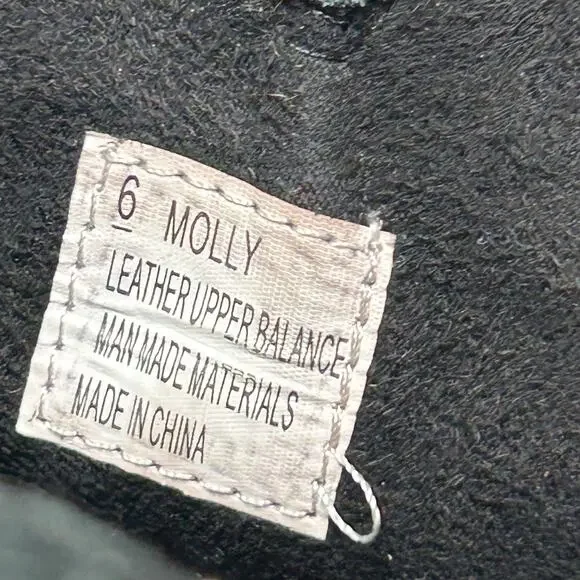 Report Ladies MOLLY Heeled Western Slip On Cowboy Black Suede Boots Size 6 - Picture 6 of 6